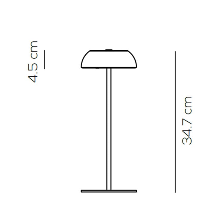 Specification Image for Axolight Float LED Portable Table Lamp