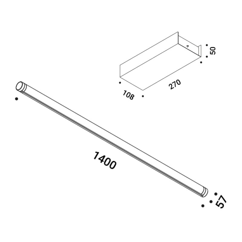 Specification Image for Davide Groppi Magia LED Suspension