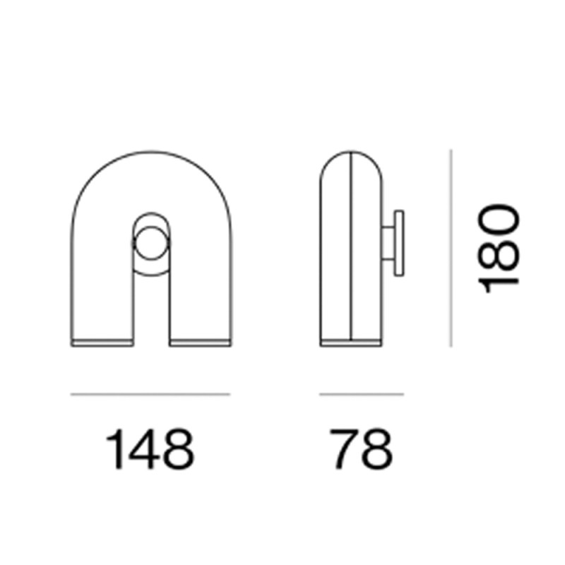Specification Image for AGO Cirkus Wall Light