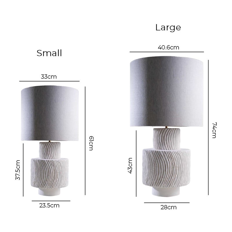 Specification Image for Porta Romana Nash Table Lamp
