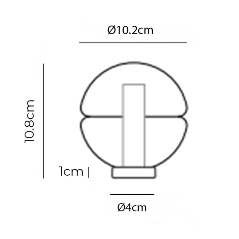 Specification Image for Bocci 14p LED Portable Lamp 