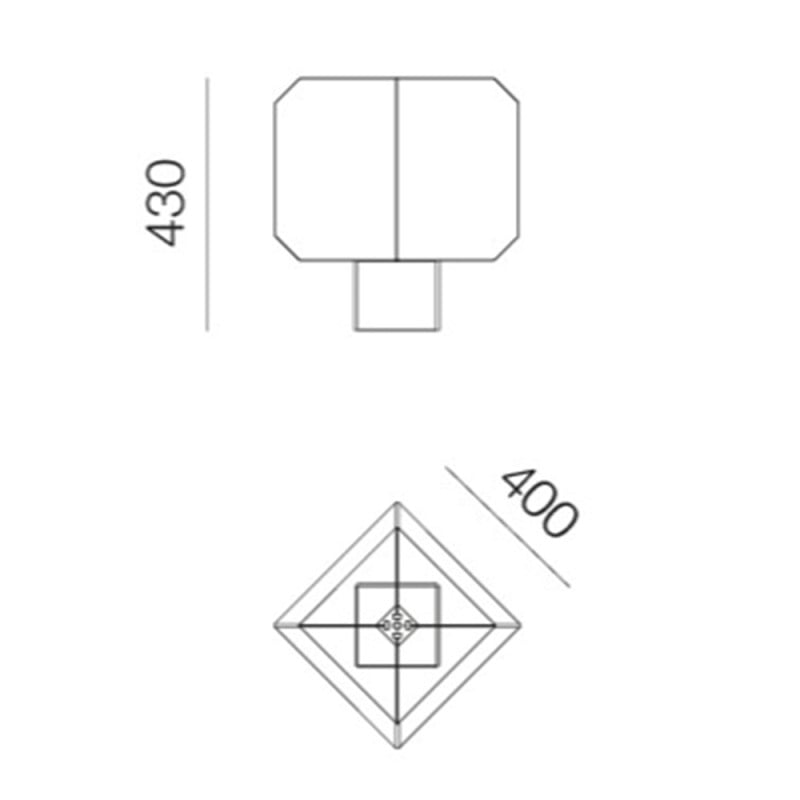 Specification Image for Artemide Bali Table Lamp