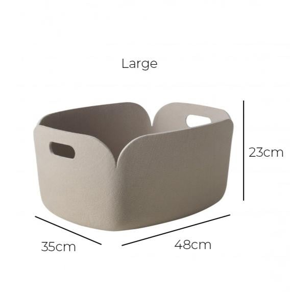 Specification image for Muuto Restore Basket 