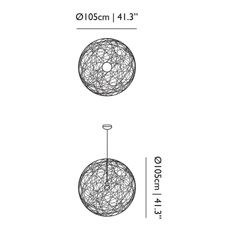 Specification Image for Moooi Random II Light Pendant