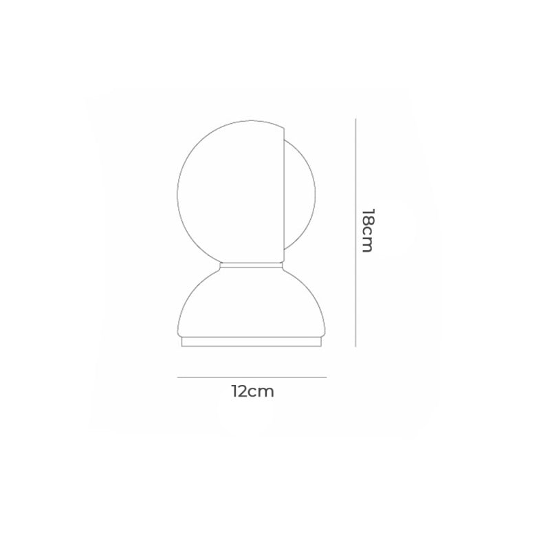 Specification Image for Artemide Eclisse x Squid Games Table Lamp