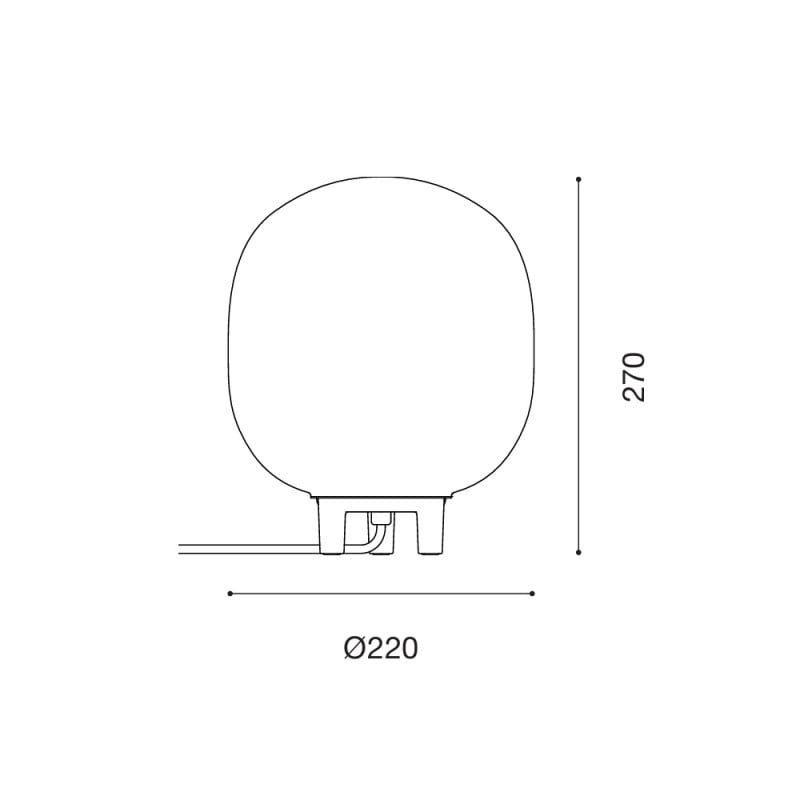 Specification Image for Established & Sons Filigrana T2 Table Lamp