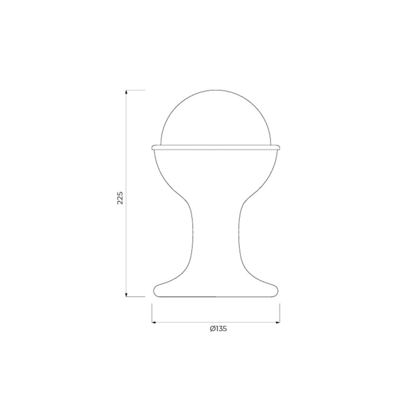 Specification Image for Established & Sons Gelato Table Lamp