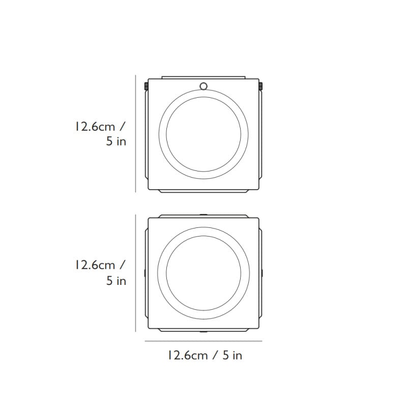 Specification Image for Lee Broom Chant Wall Light