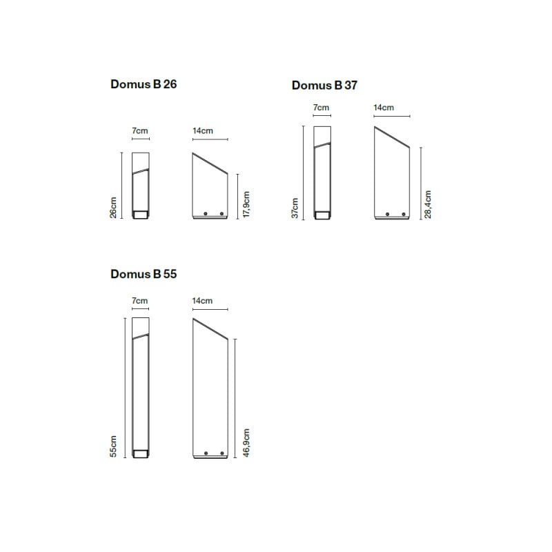 Specification Image for Marset Domus LED Bollard