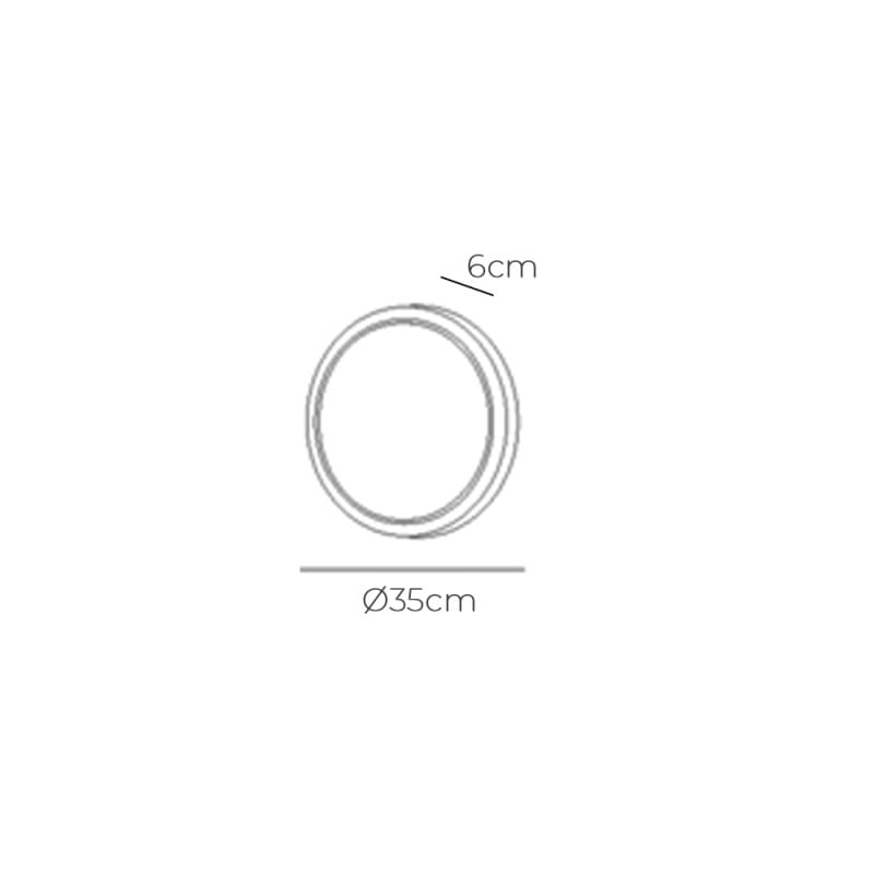 Specification Image for Muuto Looped Wall / Ceiling Lamp