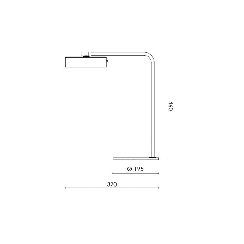 Specification Image for RUBN James LED Table Lamp