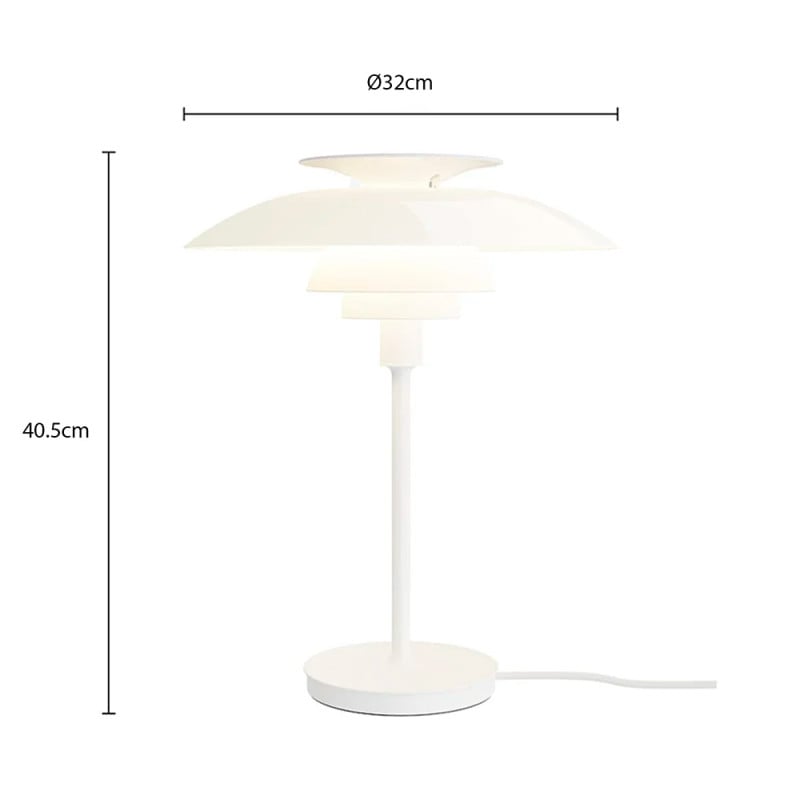 Specification Image for Louis Poulsen PH 80 Table Lamp