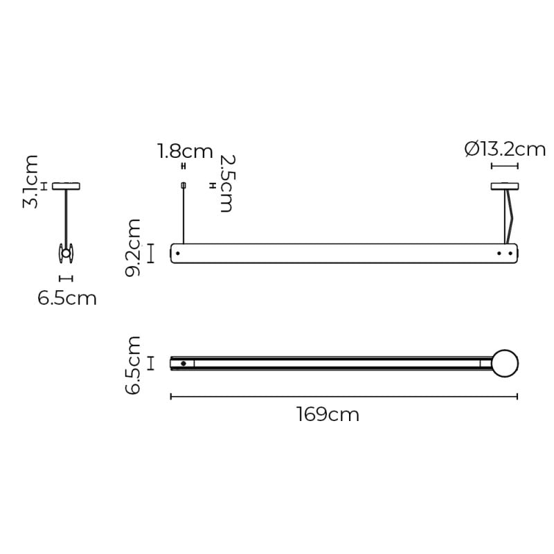 Specification Image for Flos Seki-Han Suspension Specification Image for Flos Seki-Han Suspension
