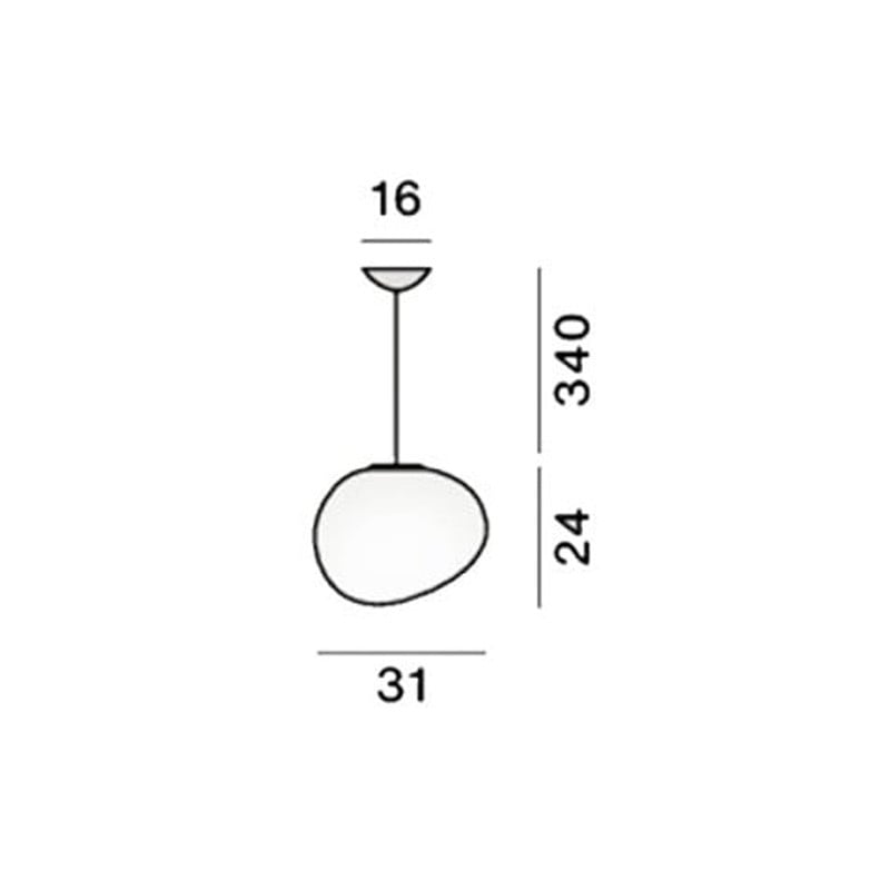 Specification image for Foscarini Gregg Outdoor Pendant