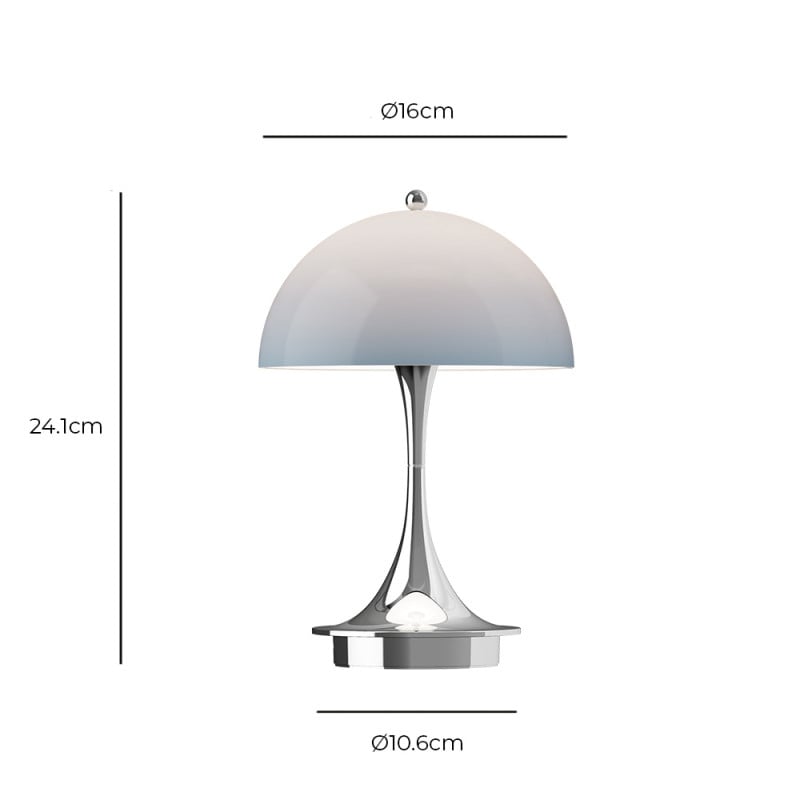 Specification Image for Louis Poulsen Panthella Originals 160 V3 LED Portable Lamp