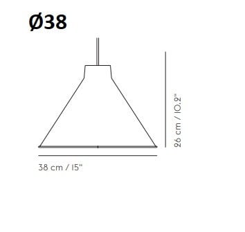 Specification Image for Muuto Top Pendant Light