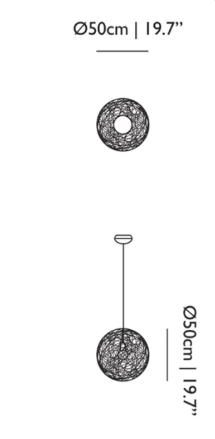 Specification Image for Moooi Random II Light Pendant