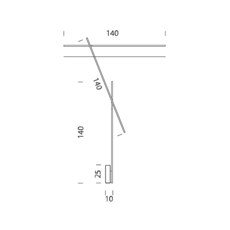 Specification Image for Nemo Flamingo LED Floor Lamp