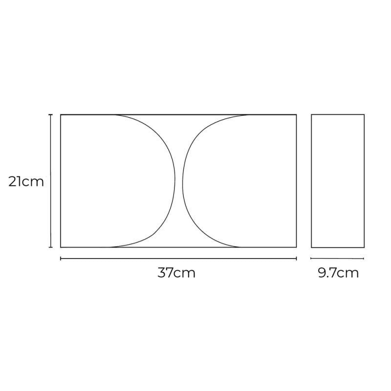 Specification Image for Flos Foglio Wall Light