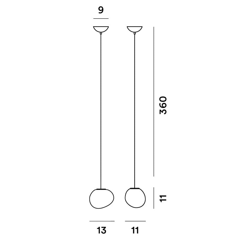 Specification Image for Foscarini Gregg Pendant