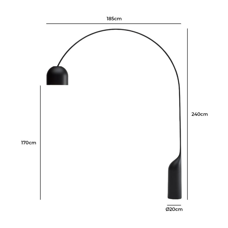 Specification Image for Kartell Luce LED Floor Lamp