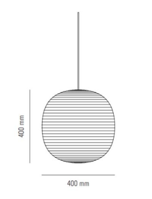 Specification Image for New Works Lantern Pendant