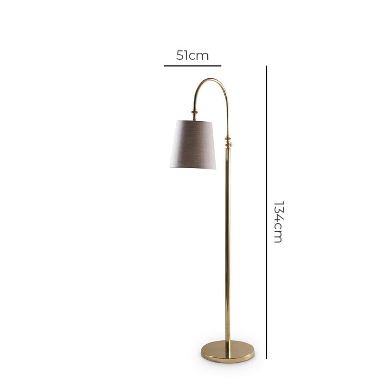 Specification Image for Porta Romana Hugo Floor Lamp