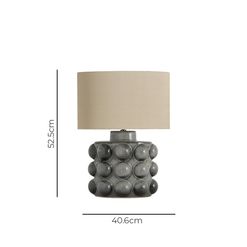 Specification Image for Porta Romana Boublé Table Lamp
