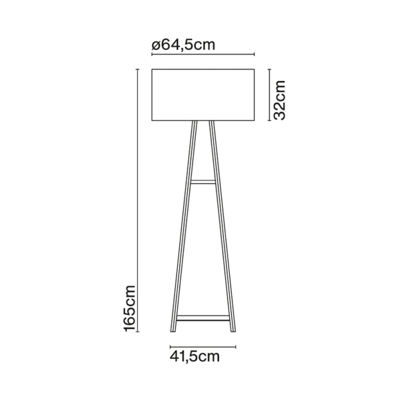 Specification Image for Marset Cala Floor Lamp