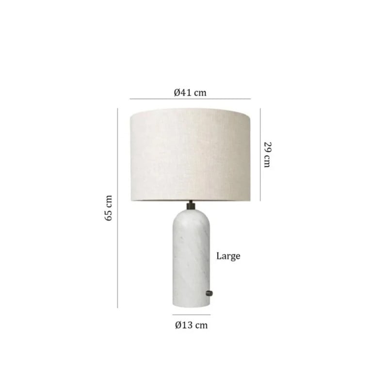 Specification Image for Gubi Gravity Large Table Lamp