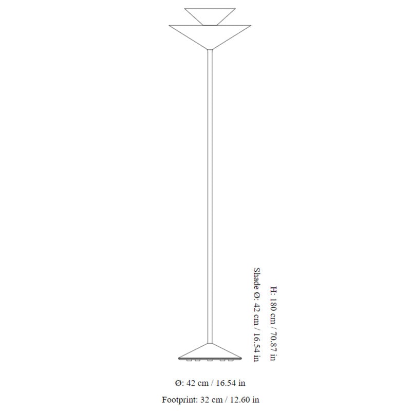 Specification Image for &Tradition Gio LN28 Floor Lamp