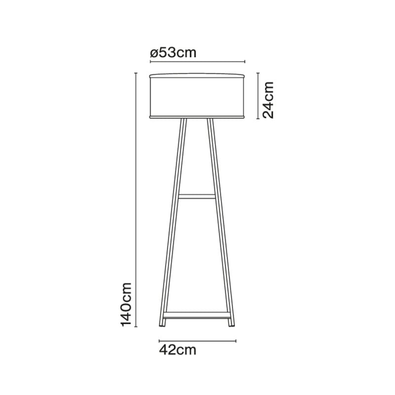 Specification Image for Marset Cala Outdoor Floor Lamp