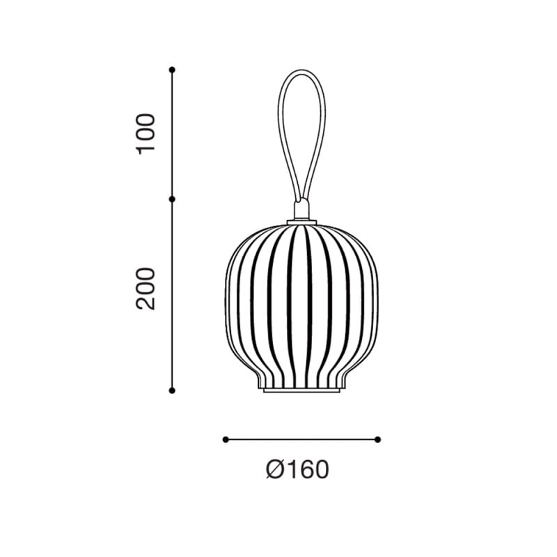 Specification Image for Established & Sons Filigrana LED Lantern