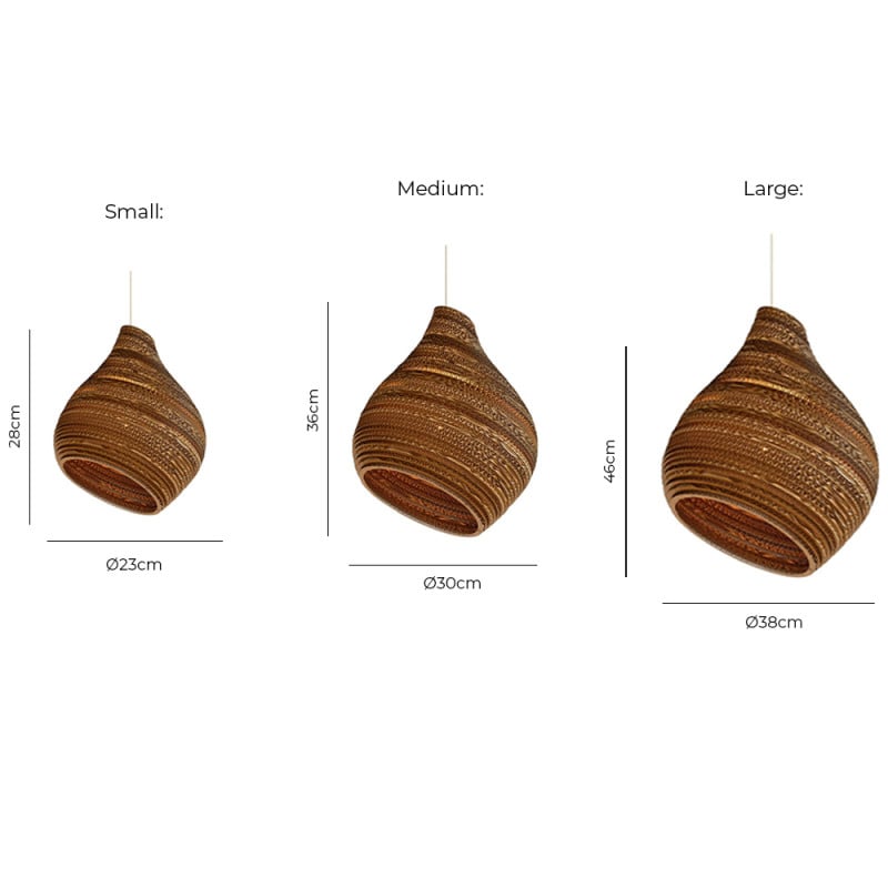 Specification Image for Graypants Scraplights Hive Pendant