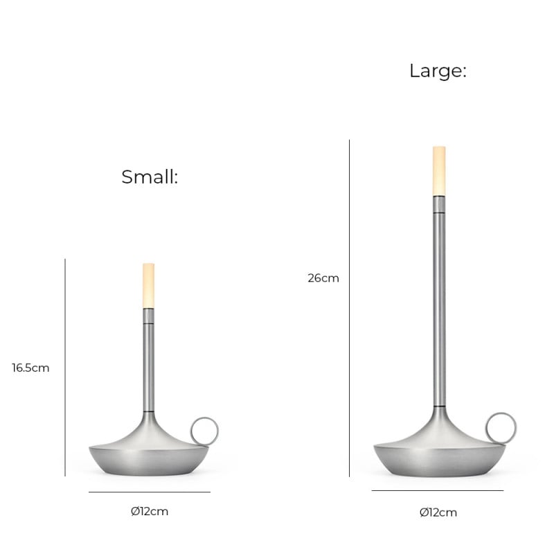 Specification Image for Graypants Wick LED Portable Lamp
