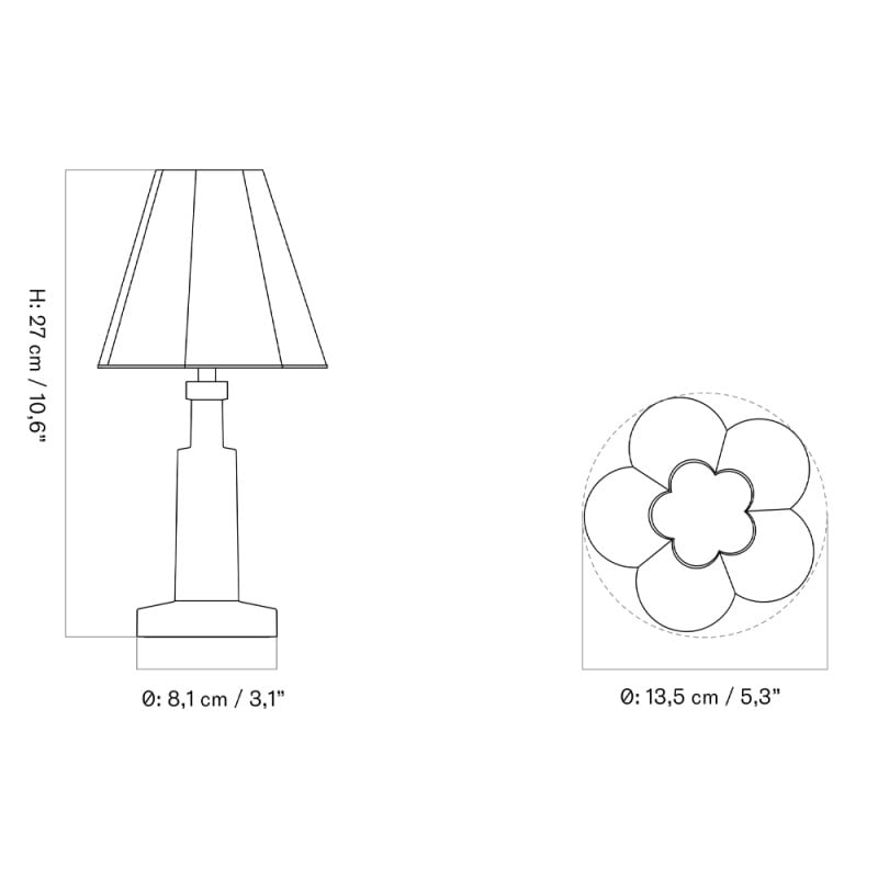 Specification Image for Audo Copenhagen Admiral Portable Lamp