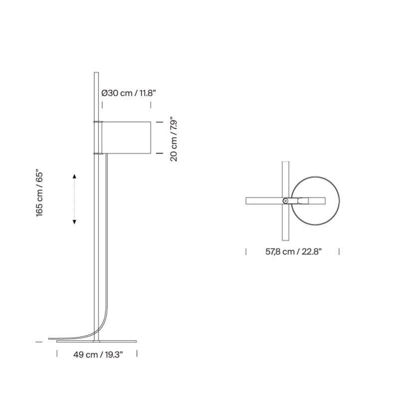 Santa & Cole TMA Floor Lamp