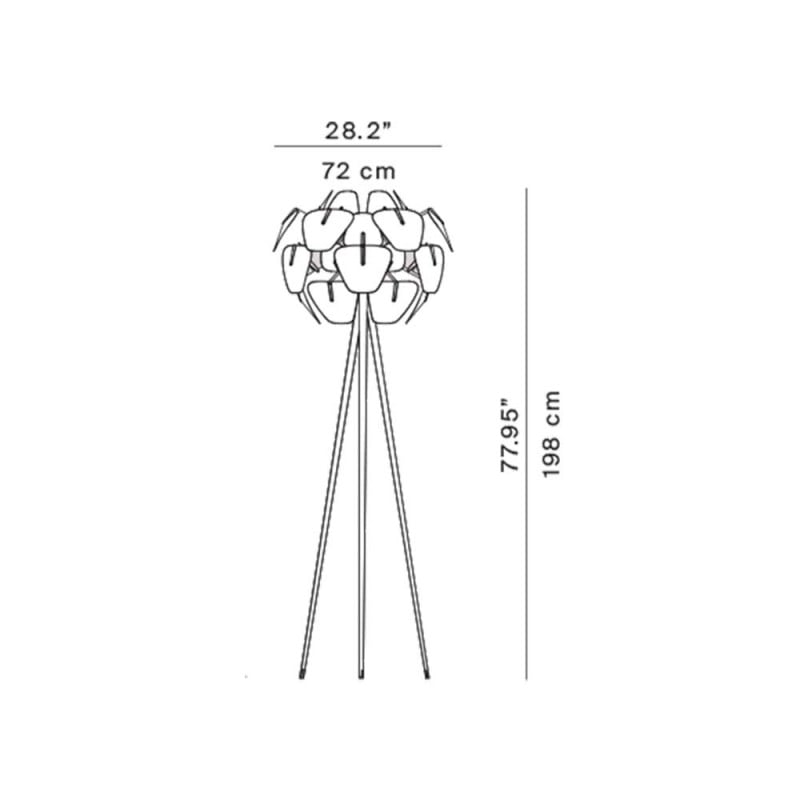 Specification Image for Luceplan Hope Floor Lamp