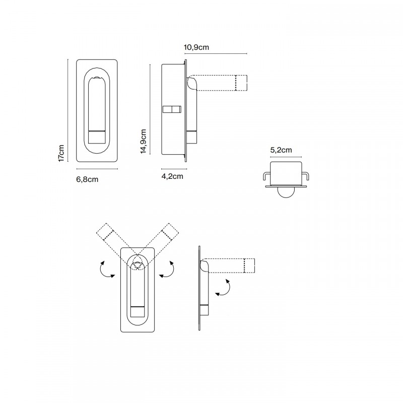 Marset Ledtube RSC LED Wall Light