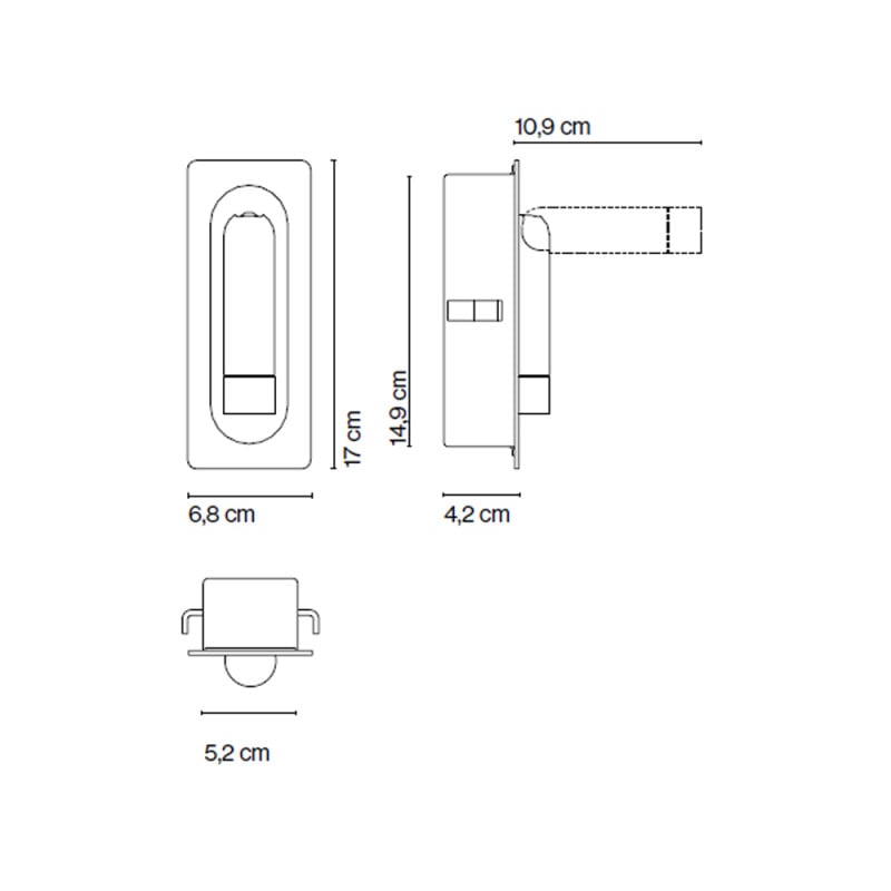 Specification Image for Marset Ledtube RSC LED Wall Light
