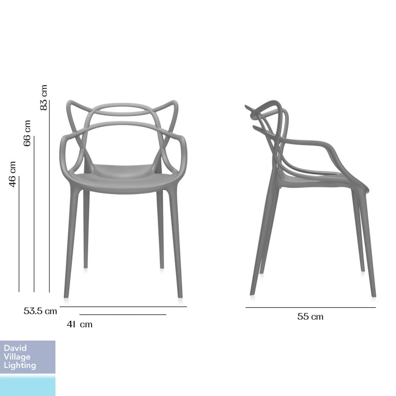 Specification image for Kartell Masters Chair