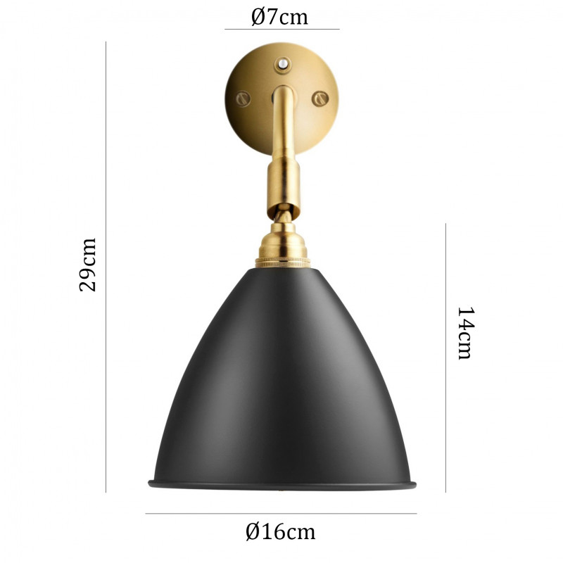 Specification image for Bestlite BL7 Wall Light