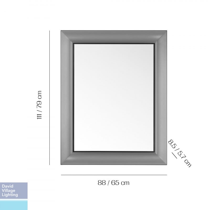 Specification image for Kartell Francois Ghost Mirror