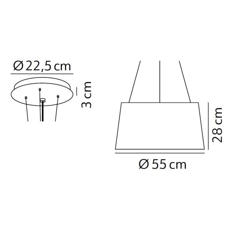 KDLN Tripod Suspension Light Specification 