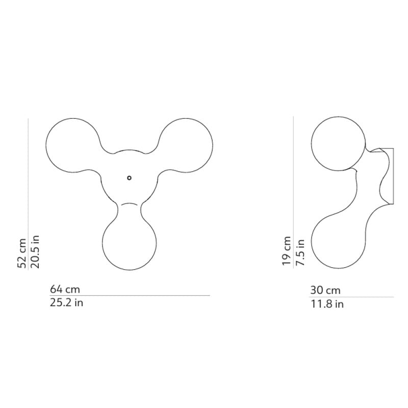 KDLN Atomium Wall/Ceiling Light Specification 