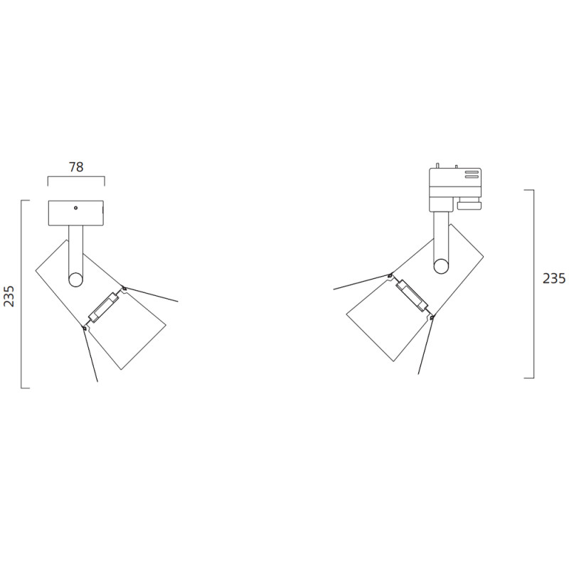 Specification Image for Zero Foto Ceiling  Wall Light