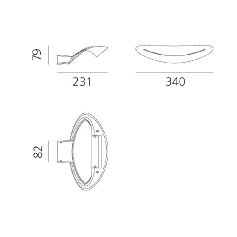 Specification Image for Artemide Mesmeri LED Wall Light