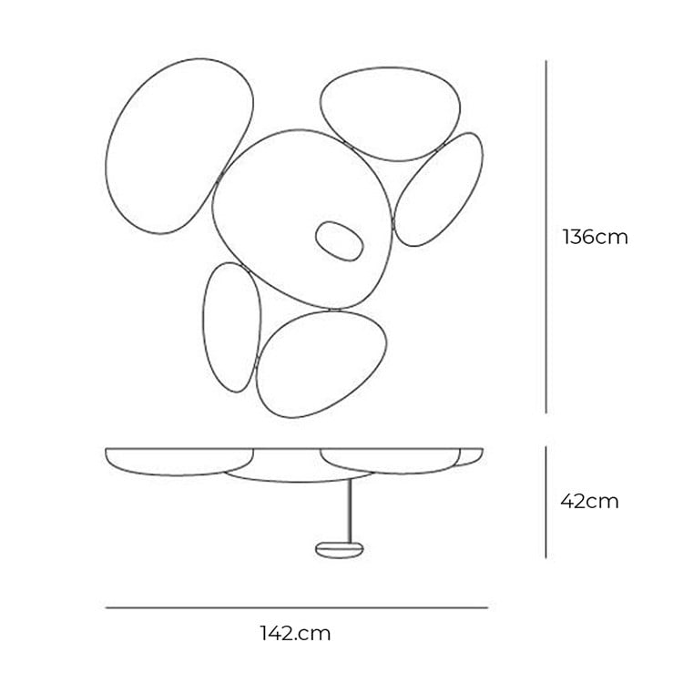 Specification Image for Artemide Skydro LED Ceiling Light