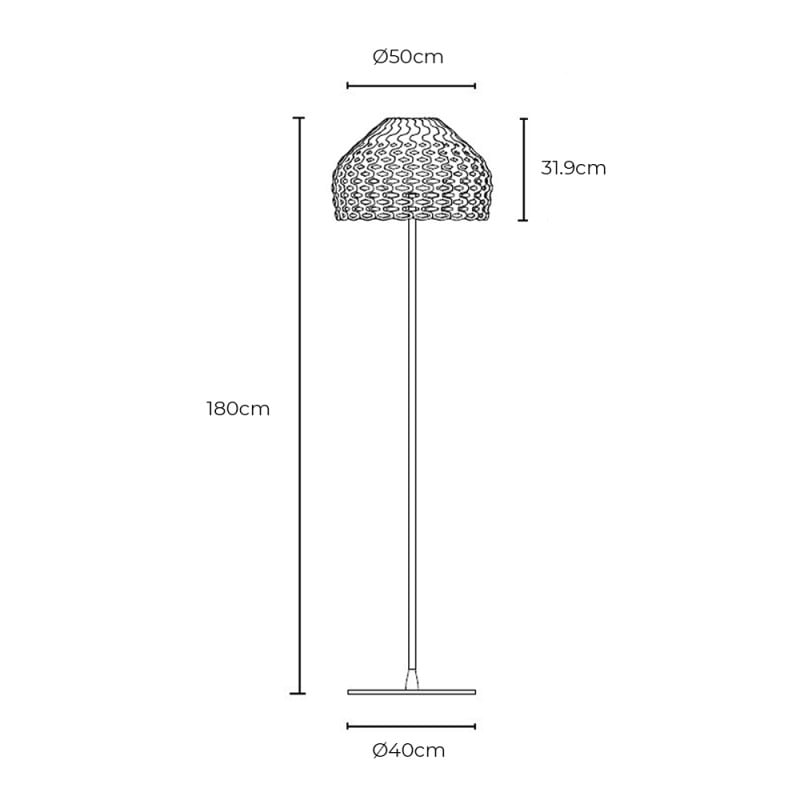 Specification Image for Flos Tatou Floor Lamp
