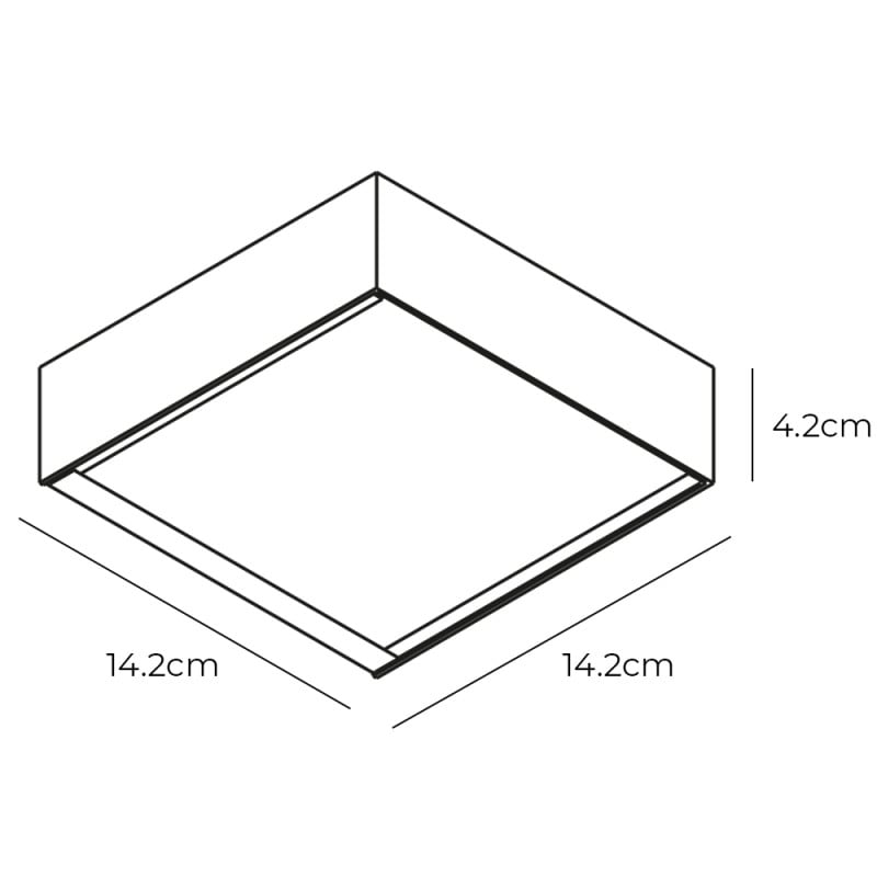 Specification Image for Davide Groppi Toast Wall Light